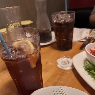 Drinks with two carafes