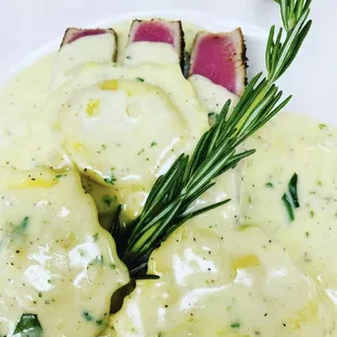 Tuna Lobster Ravioli