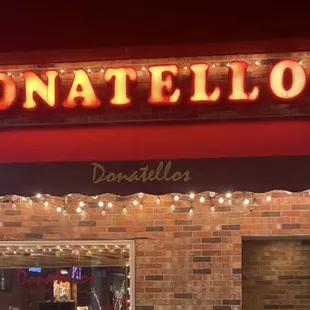 the front of the restaurant