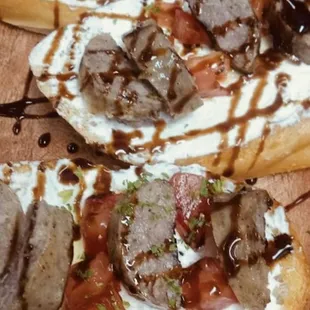 Sausage &amp; Ricotta Crostini