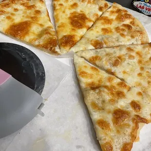 Cheese with white sauce