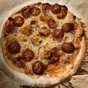 Personal pepperoni on regular crust