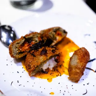 suppli calabresi (eggplant fritter)