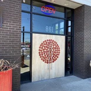 pizza, outside