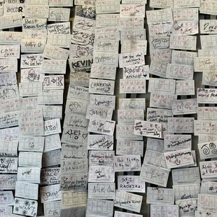 Ticket wall