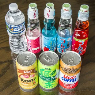 Assorted drinks - Ramune
