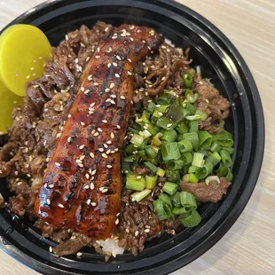 Unagi Beef Don