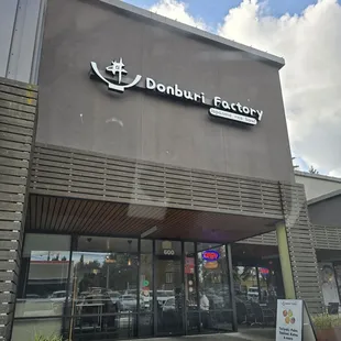Outside the store