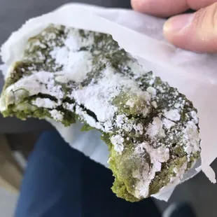 Delicious green matcha cookie!!!