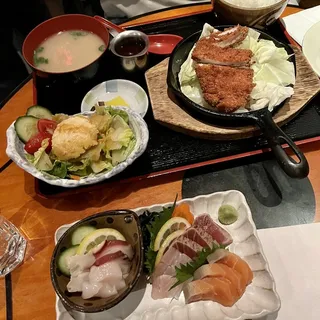Tonkatsu Teppan Yaki Set