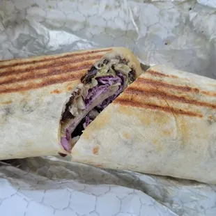 Doner Wrap without the tomato and onion