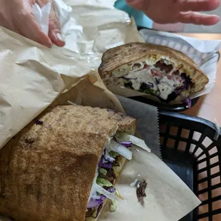 Doner kabobs.