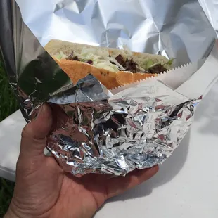 I've got a big hand. These things are huge and super delicious.