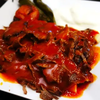 Iskender Kebab Plate
