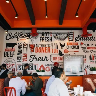 Lunchtime at DönerG Turkish and Mediterranean Grill.