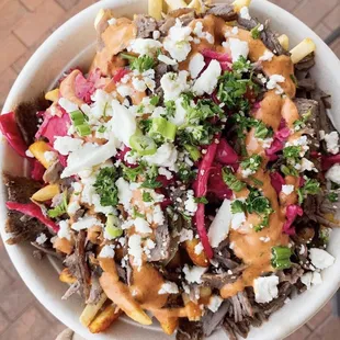 Our Turkish Fries are Instagramable at DönerG Turkish and Mediterranean Grill.