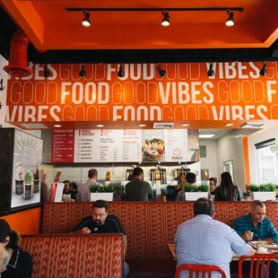 Good vibes and good food at DönerG Turkish and Mediterranean Grill.