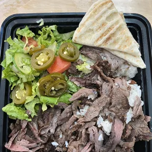 Doner Kebab Salad Plate