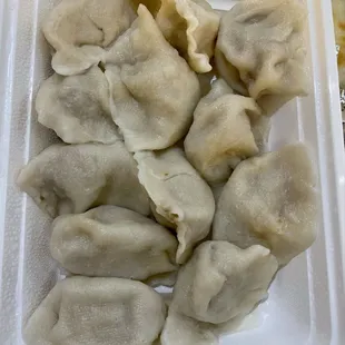 boiled pork and chinese cabbage dumplings