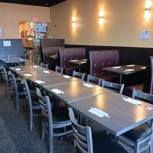 Menu ordering tables