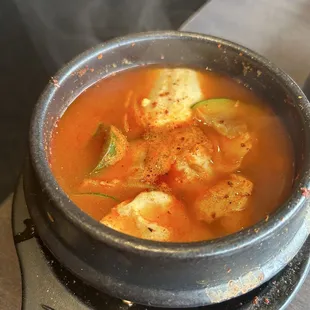 Tofu soup
