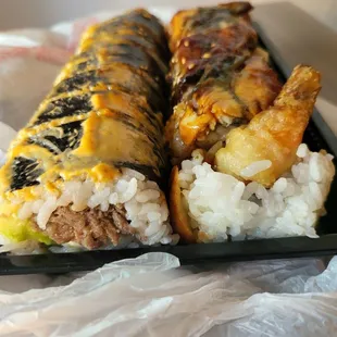 Massive rolls-- Dong Hae and Dragon.
