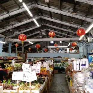 the interior of the store