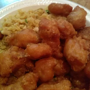 Sweet and sour chicken.