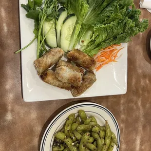 Grilled Pork Spring Rolls