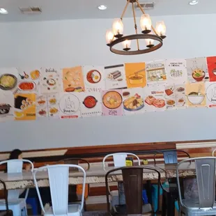 Inside restaurant