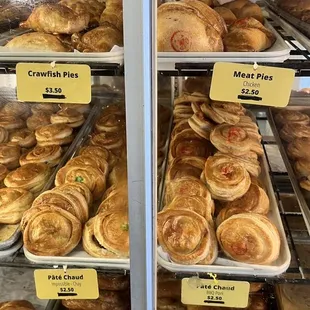 Pate chaud and meat pies