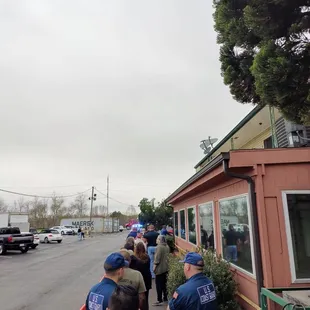Long Line for King Cake