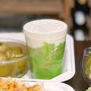 a variety of food items