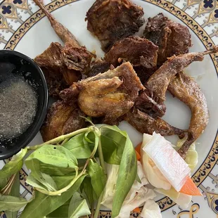 Fried quail