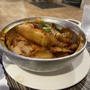Catfish and Pork Clay Pot