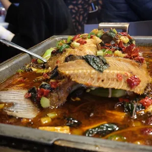 Steamed Fish Fillet with House-Made Chili Sauce