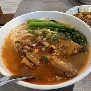 Sparerib Rice Noodle Soup