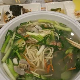 Clam noodle soup for 6.99. Always 25-30 clams!