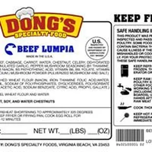 BEEF LUMPIA