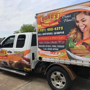a delivery truck