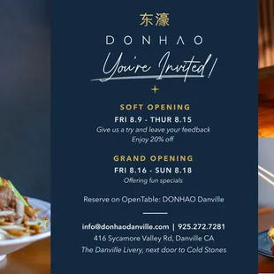 You&apos;re invited to our opening!