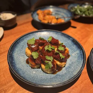 Egg tofu wagyu