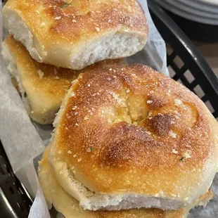 The complimentary bread was delicious!