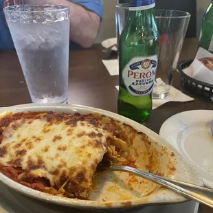 Lasagna and Peroni
