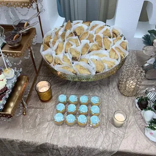 a dessert table