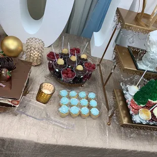a dessert table