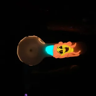 Glow in the dark hand pipes!