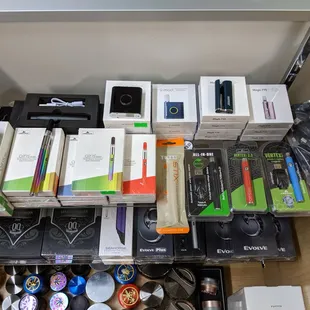 Variety of vape batteries for 510 cartridges