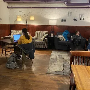 Upstairs lounge