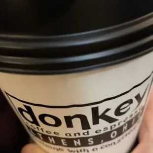 Hot Americano with dark chocolate flavor